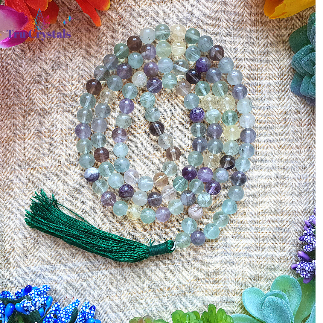 Fluorite Japa Mala: For Harmonizing Spiritual Energy