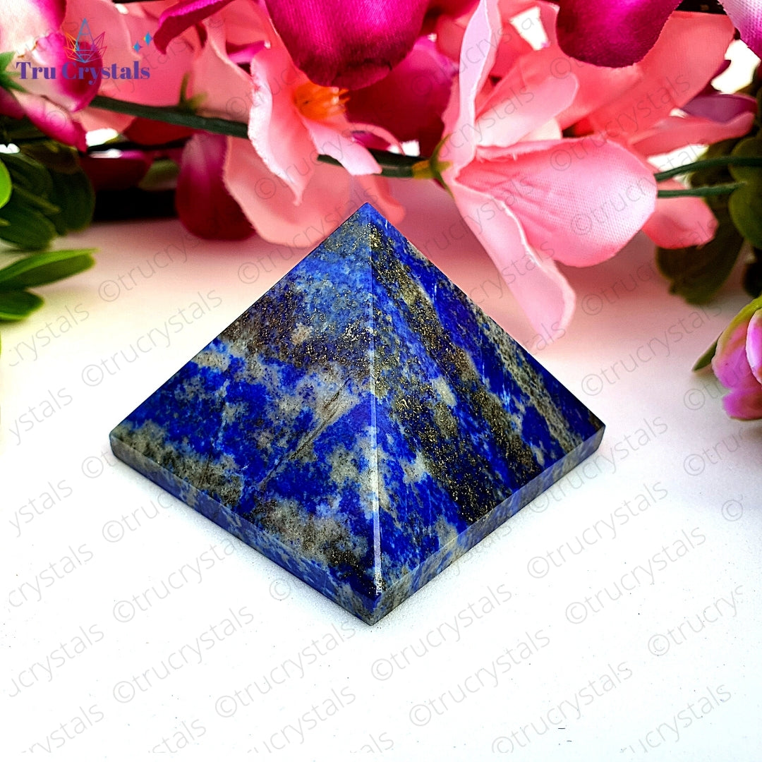 Lapis Lazuli Pyramid For Luck & Self Awareness