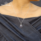 Sterling Silver Amethyst Pendant- Square