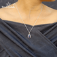 Sterling Silver Amethyst Pendant- Square