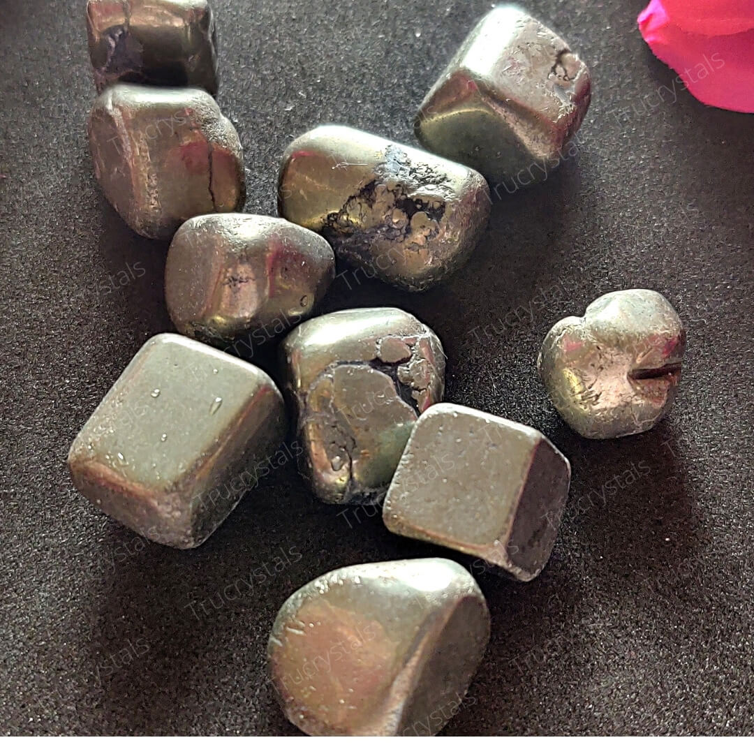 Pyrite Tumble stones (Pack of 4)