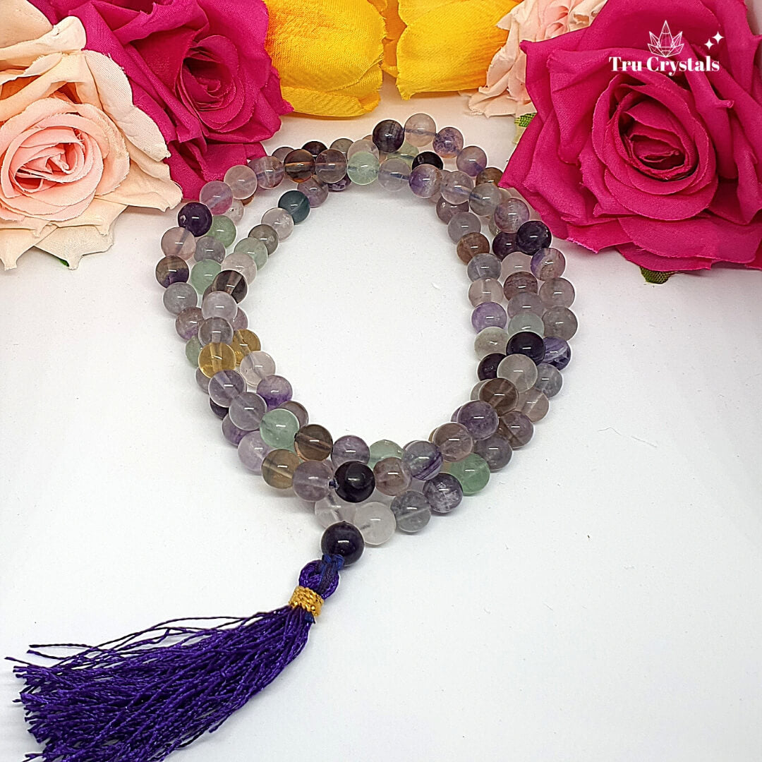 Fluorite Japa Mala: For Harmonizing Spiritual Energy