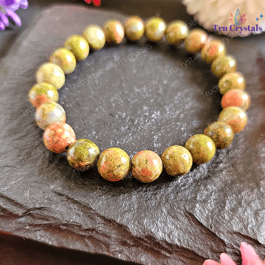 Unakite Bracelet for compassion and kindness