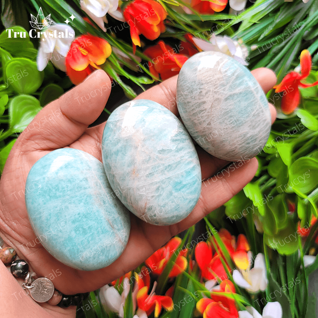 Amazonite Palm Stone For Good Health