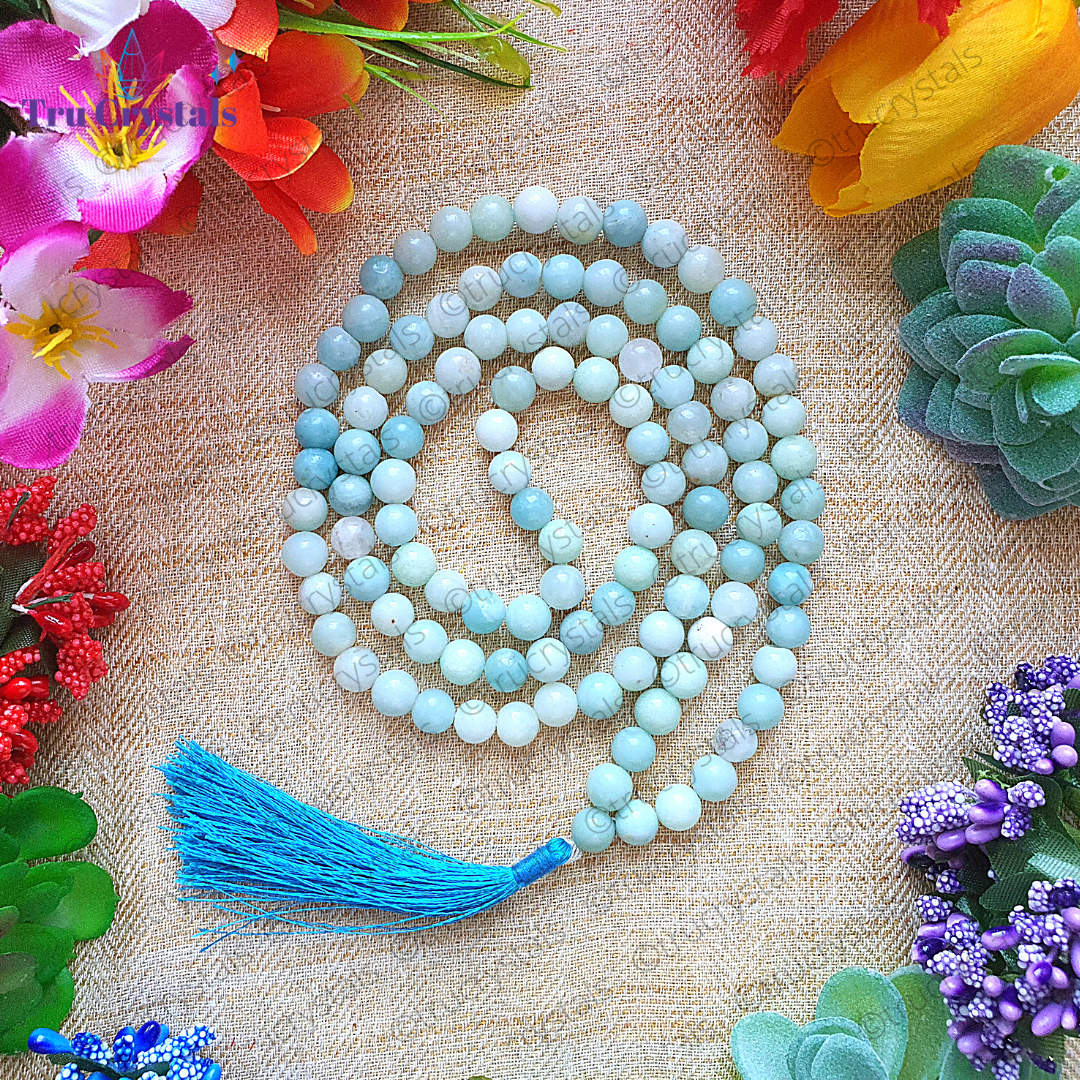 Amazonite Japa Mala: For Good Health