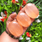 Orange Selenite Palm Stone - To Cleanse Aura