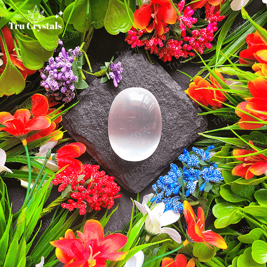 Selenite Palm Stone To cleanse Space and Aura