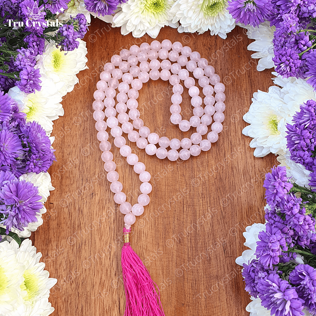 Rose Quartz Mala: For True Love