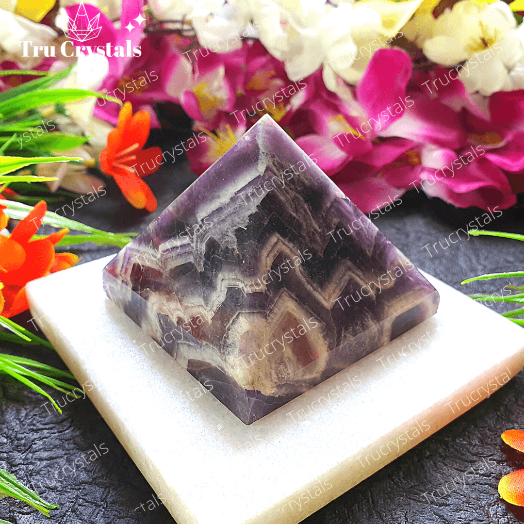 Amethyst Crystal Pyramid For Peace & Energy Healing