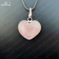 Rose Quartz Heart Necklace