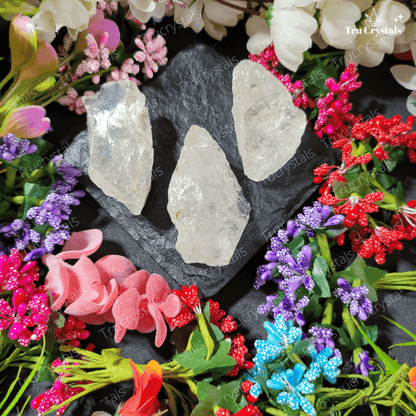 Clear Quartz Rough Stone Certified