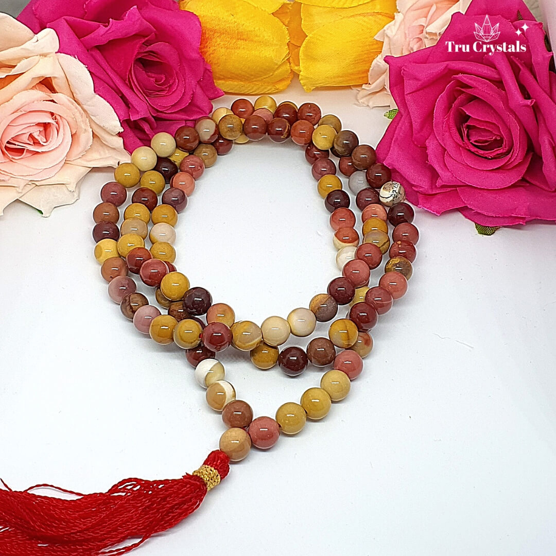 Mookaite Jasper Japa Mala: To Strengthen Immunity