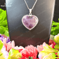 Amethyst Heart Pendant Necklace