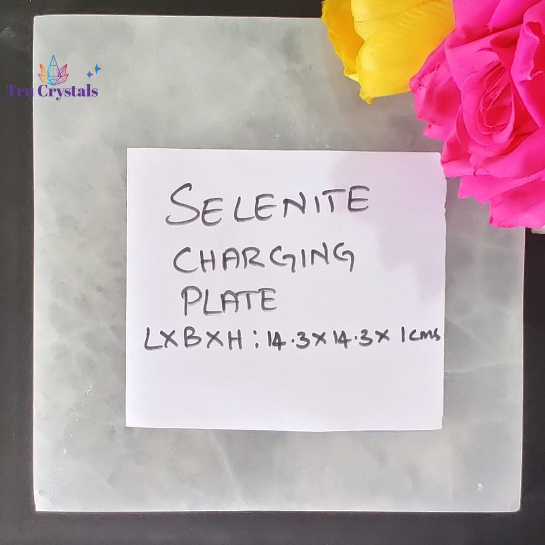Selenite Charging Plate- Square 6*6