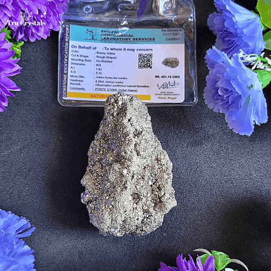 Natural Pyrite Clusters (certified)