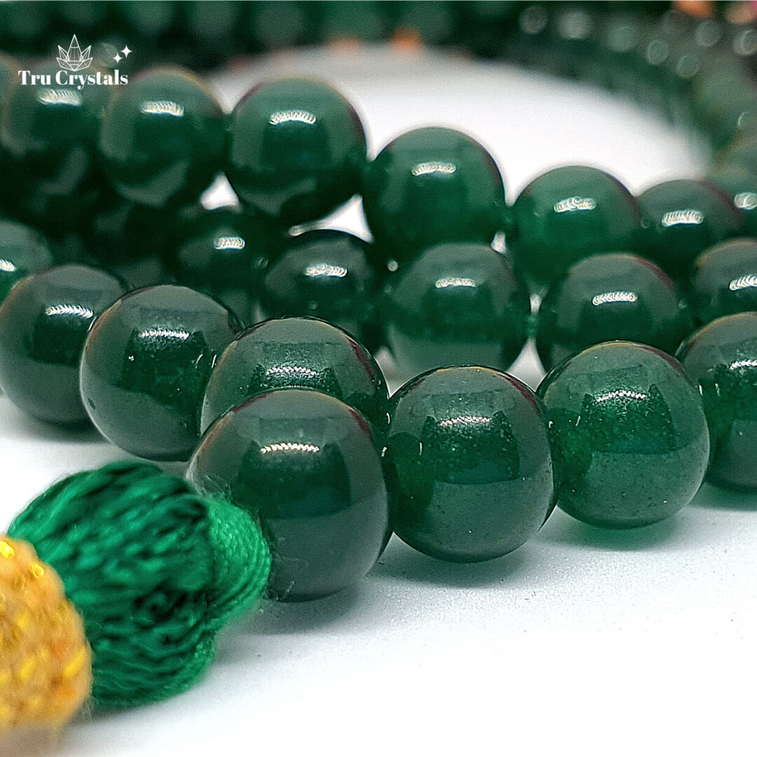 Green Jade Japa Mala: To Bring Good Luck