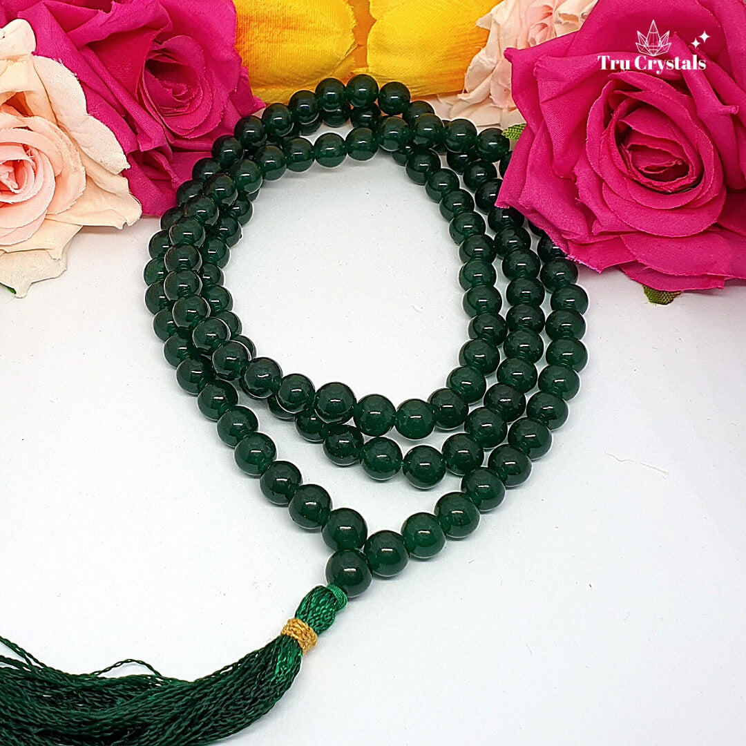 Green Jade Japa Mala: To Bring Good Luck