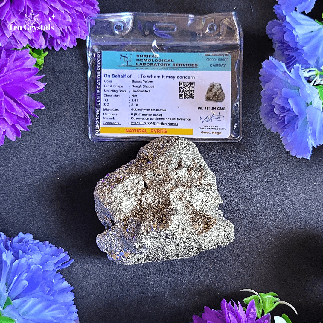 Natural Pyrite Clusters (certified)