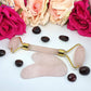 Rose Quartz Roller and Guasha set