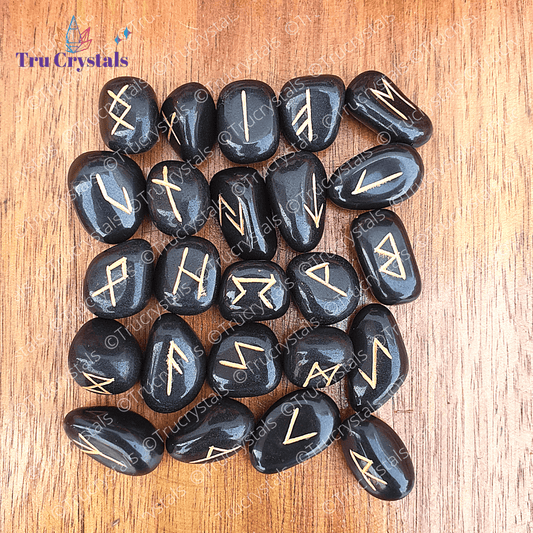 Black Onyx  Runes Set