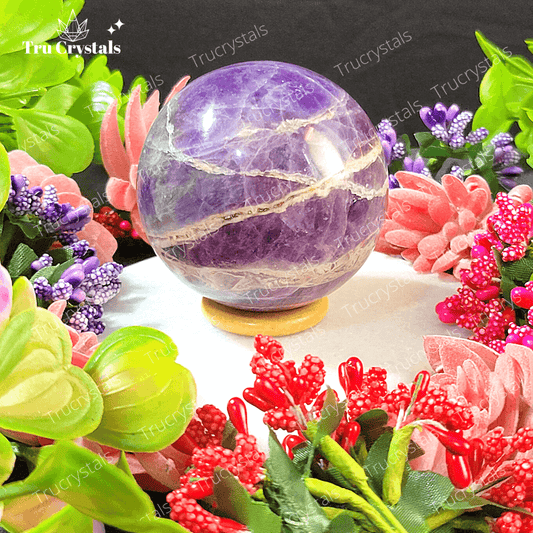 Amethyst Sphere / Ball - Stone of Energy healing