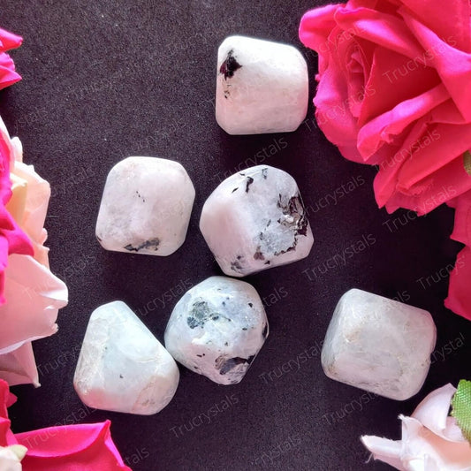 Moon Stone Tumbled Stones (Pack of 4 Stones)