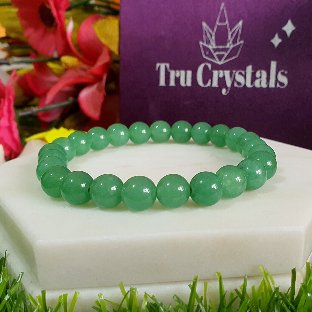 Natural Green Aventurine 10mm Beads Bracelet – Zowawi