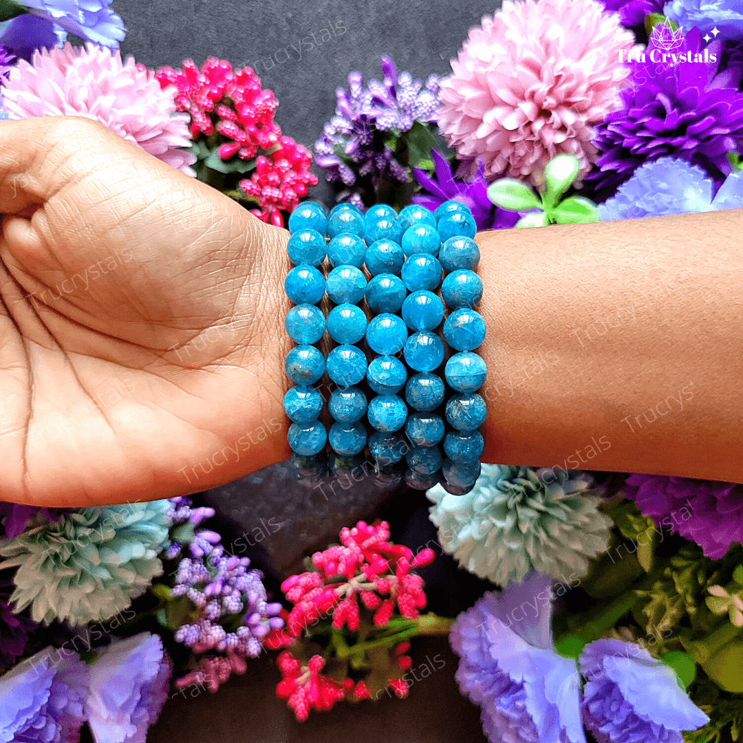 Blue Apatite Bracelet To Boost Motivation