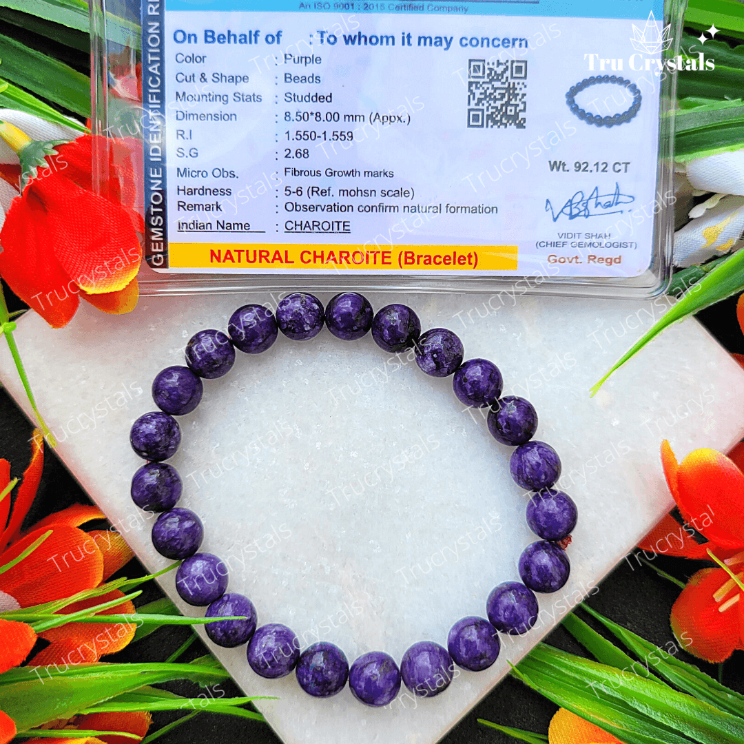 Charoite Bracelet to Boost Your Spiritual Energies