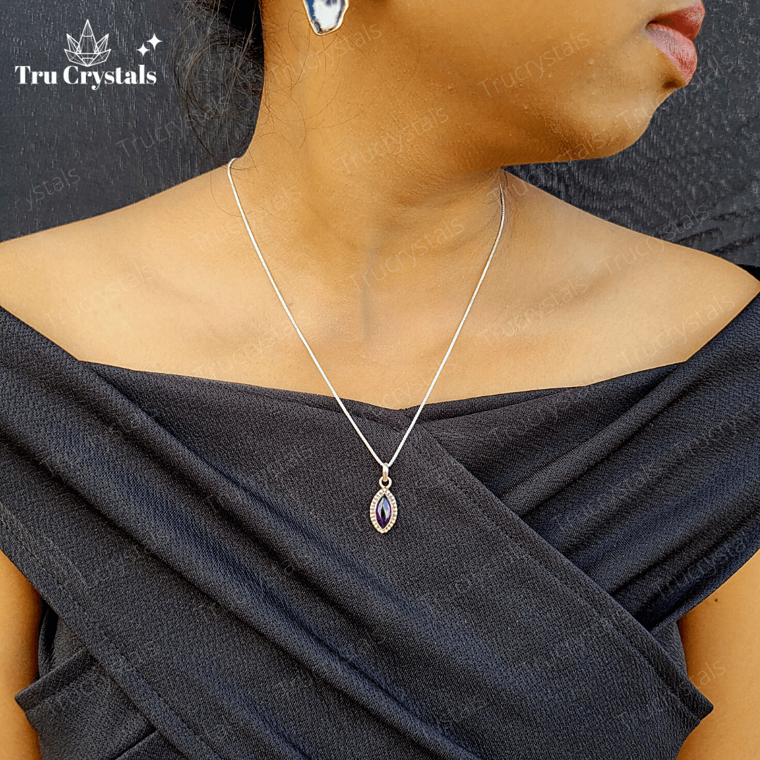 Sterling Silver Amethyst Pendant