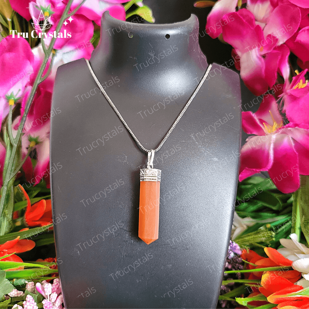 Carnelian Pencil Pendant