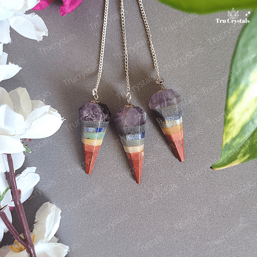 7 Chakra pendulum – Trucrystals.in