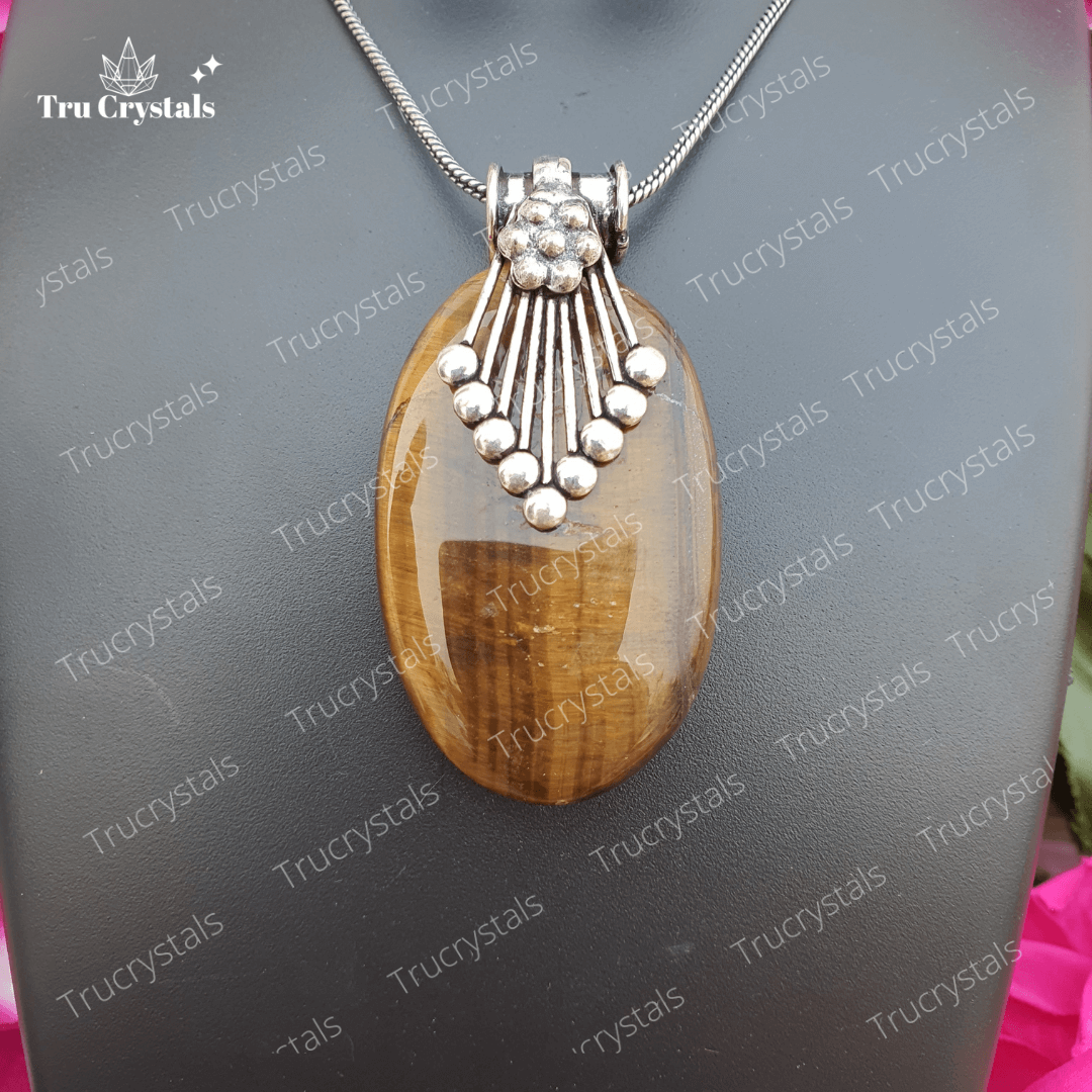 Tiger Eye Necklace- Oval