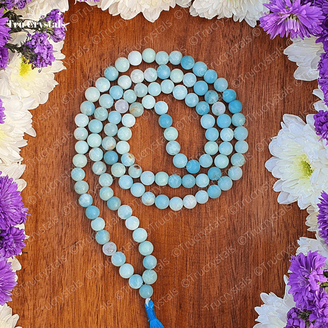 Amazonite Japa Mala: For Good Health