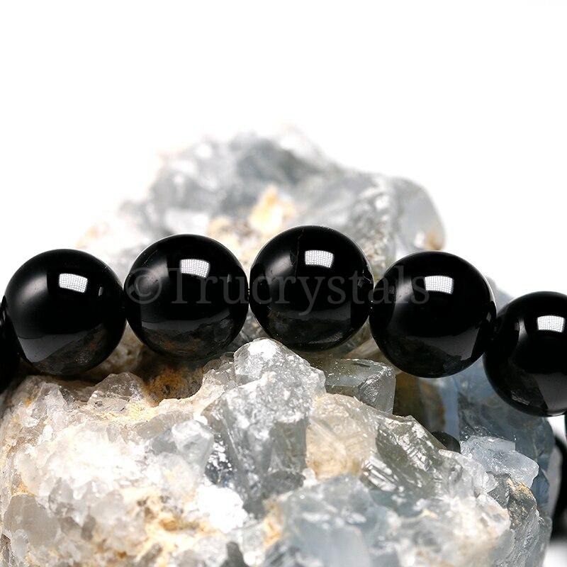 Black Tourmaline Bracelet for Protection from evil eye