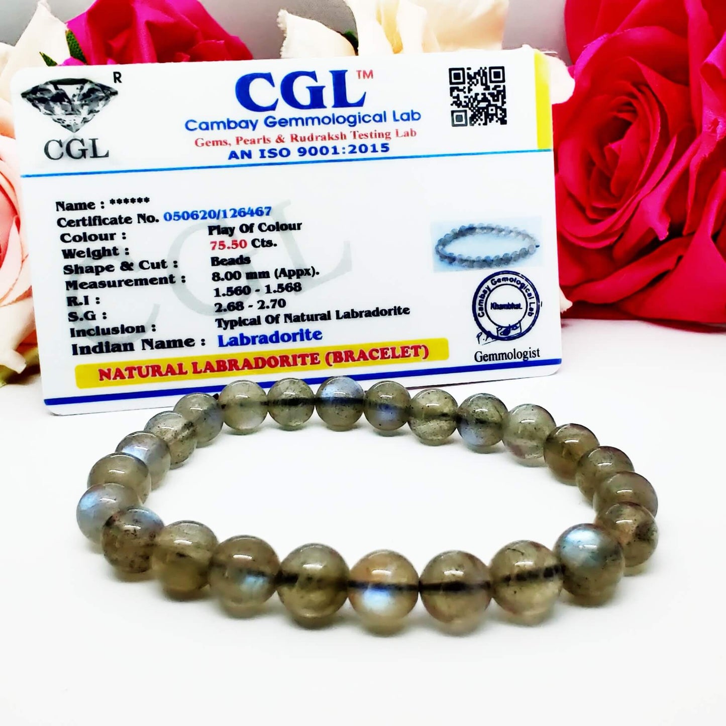 Labradorite Bracelet for Aura protection