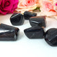 Black Tourmaline Tumbled Stones( Pack of 4 stones)