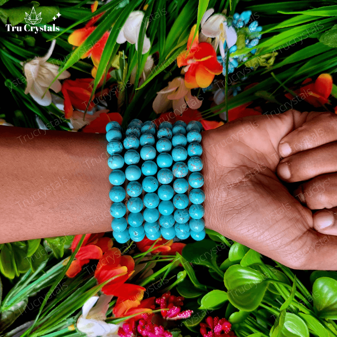 Natural Turquoise (Firoza) Bracelet - Certified